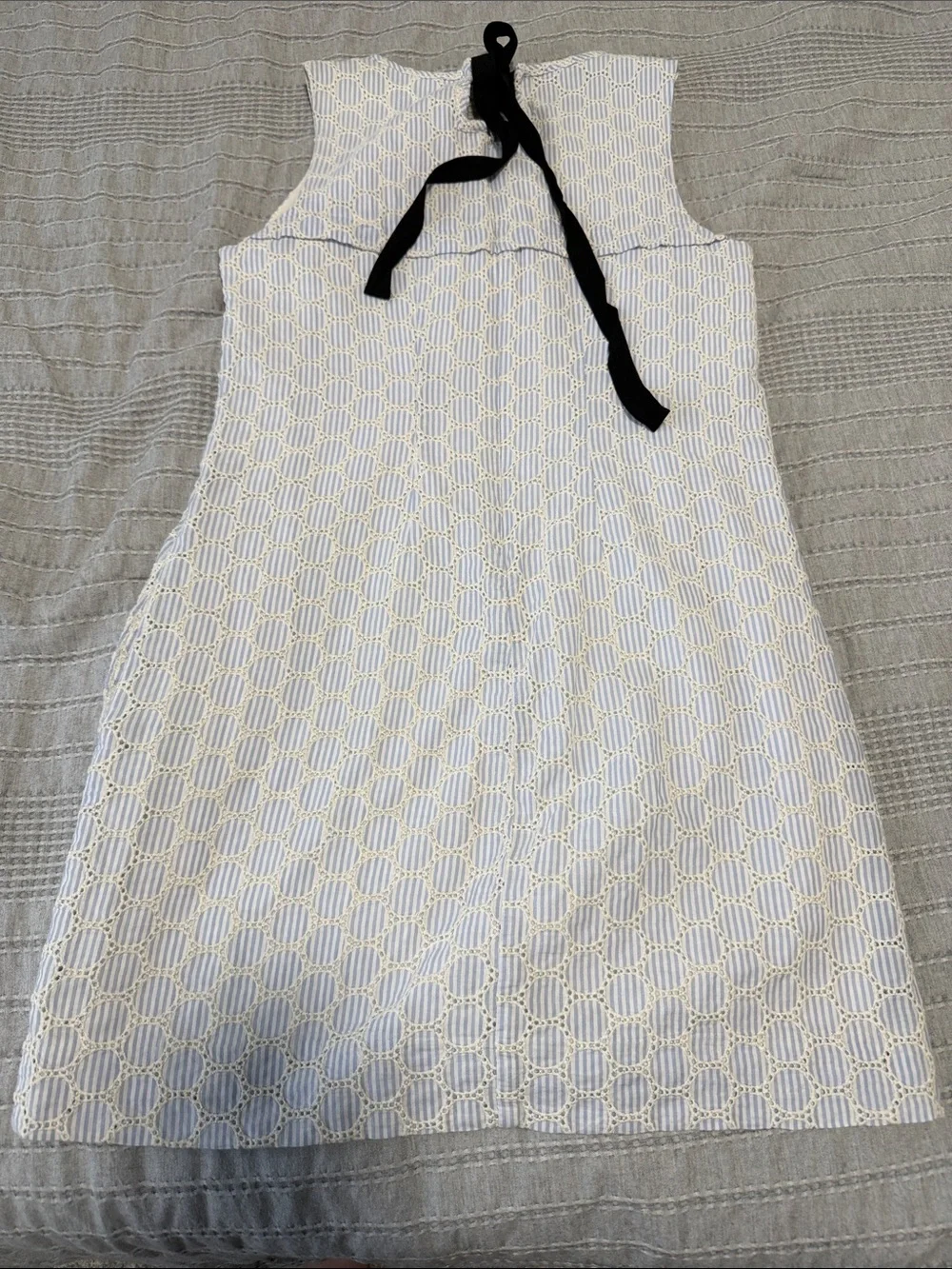 J. Crew White Sleeveless Lace Mini Dress